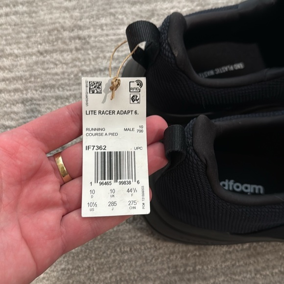 🔥🔥🔥NWT Adidas US Men’s 10.5 Lite Racer Adapt 6 cloud foam comfort - no box - Picture 7 of 8